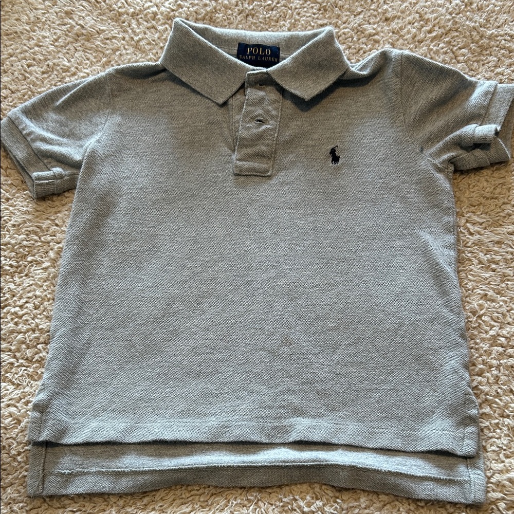 Polo by Ralph Lauren Kids Polo Shirt in Gray